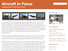 Tablet Screenshot of aircraft-in-focus.com